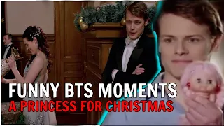 Sam Heughan's A Princess for Christmas Behind The Scenes with Funny Moments