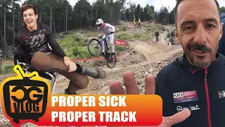RAW Downhill MTB Practice at UCI World Cup in Vallnord - BADASS TRACK ! - CG VLOG #182