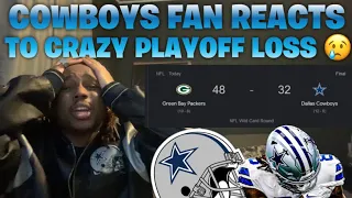 DALLAS COWBOYS FAN CRIES REACTING TO PACKERS LOSS | Green Bay Packers Vs Dallas Cowboys WILD CARD