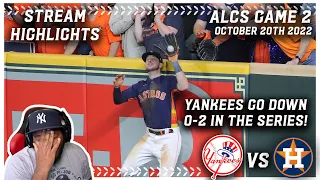 ALCS GAME 2| “THATS BS!” YANKEE FAN REACTION YANKEES VS ASTROS| YANKS LOSE GAME 2 | JoezMcfly