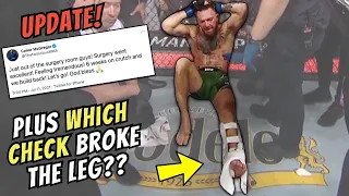 *UPDATE* on Conor McGregor BROKEN Leg, and What REALLY HAPPENED with the Checked Kicks??