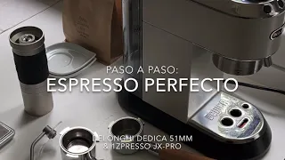 Espresso perfecto con Delonghi Dedica