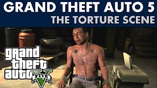 GTA 5 - Torture Scene With All Weapons (Battery - Wrench - Plier - Gasolin)