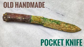 Old Handmade Discarded Pocket Knife Restoration | 15 MIN RESTORATION
