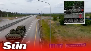 Wagner military column seen 'heading to Moscow' after reaching Russian city of Voronezh