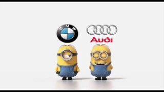 Audi vs BMW Minions Style (Funny Video)