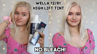 HOW I DYE MY HAIR WHITE BLONDE | NO BLEACH | WELLA KOLESTON 12/81