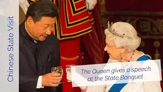 The Queen's speech at the China State Banquet