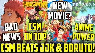 CSM Beats JJK & Boruto | One Piece New Movie? | Sad News For JJK & MHA Fans | Anime Power | Sam Boy