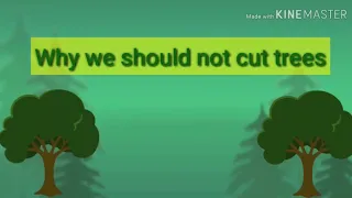 Why we should not cut down trees