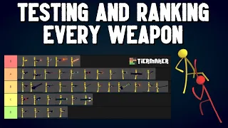 Stick Fight: The Game | Testing Every Weapon | Tier List