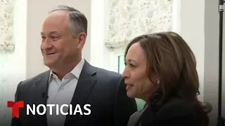 Douglas Emhoff: "Me enamoré de alguien que se convirtió en vicepresidenta" | Noticias Telemundo