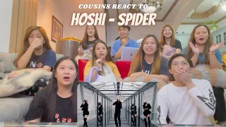 COUSINS REACT TO HOSHI ‘Spider’ Official MV