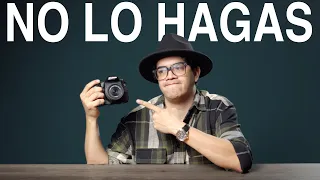 NO HAGAS ESTAS 10 COSAS si eres FOTÓGRAFO AMATEUR O PRO! 😱📸