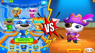 Talking Tom Gold Run 2 VS Talking Tom Hero Dash - LILU Gameplay - Discover all the heroes