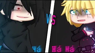 Laughing trend(meme)-Boruto and Sasuke