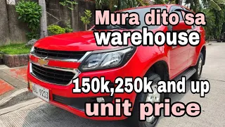 Mura dito sa warehouse,150k,250k and up unit price |secondhandcars prices |