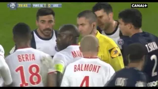 Altercation entre Ibrahimovic et Mavuba | PSG-LOSC 22/12/13
