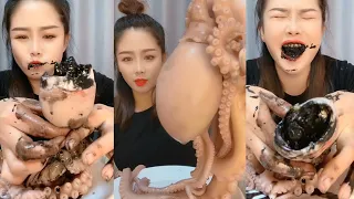 1.5KG Octopus Head Shots Eating Show Tiktok Collection｜1,5 kg de cabeza de pulpo