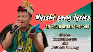 Nyishi song lyrics-Sii Ngulu Ge Giida Nge Yuu