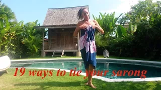 19 ways to wear your sarong