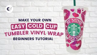🥤 How to Wrap a Tumbler With Adhesive Vinyl For Beginners