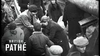 Spanish Refugees At Spanish-Franco Border (1938)