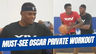 Oscar Tshiebwe vs. Flory Bidunga!? Former NPOY hosts MUST-SEE private workout