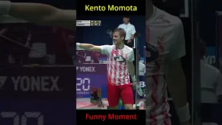 Kento Momota Funny Moment 😂😂😂