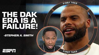 The Dak Prescott era is a FAILURE! 😧 Stephen A. sounds off on the Dallas Cowboys 🗣️ | First Take