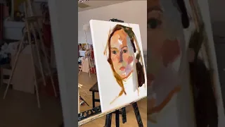 Процесс написания портрета от Анны Хопта
