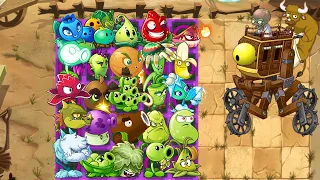 PvZ 2 Random Team Plants Max Level Vs Zombot War Wagon