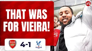 Arsenal 4-1 Crystal Palace | That Was For Vieira! (Livz)