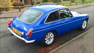 MGB GT V8, 1st Drive, great sound.