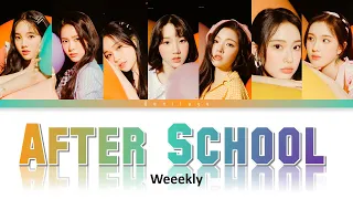 1 HOUR AFTER SCHOOL Lyrics - Weeekly (위클리)