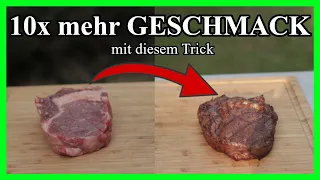 Steak TRICK für eine Geschmacksexplosion an UMAMI