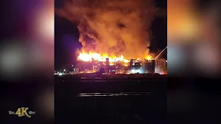 Canada: Witness video shows very first moments of fast spreading inferno 9-21-2021