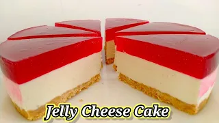 Jelly cheesecake Recipe | Strawberry jelly cheesecake | Delicious Cheesecake | easy cooking with das