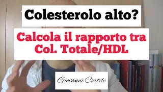 Colesterolo alto? Calcola il rapporto Col.Totale/HDL