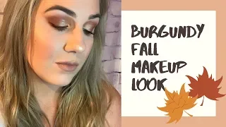 Fall Burgundy Makeup ft. JSC Androgyny Palette | Caffeinated Beauty Queen