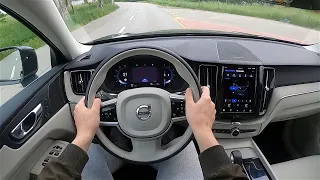 2022 Volvo XC60 B4 AWD [2.0d, 197 HP] POV Test ride #98 CARiNIK