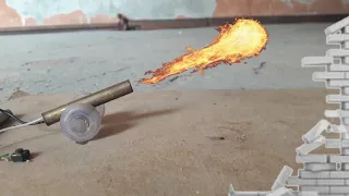 Homemade fire gun | How to make Tiny Flamethrower at Home -how to make flash gun#aryanexperiment