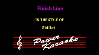 Skillet - Finish Line Karaoke