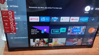 طريقة جديدة لادخال قنوات تلفاز ايتيل اندرويد 11 رسمي 32 بوس 43 بوس itel smart tv android 11 officiel