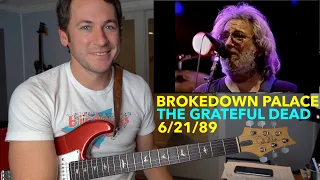 Guitar Teacher REACTS: "Brokedown Palace" The Grateful Dead W/ Clarence Clemons 6-21-1989