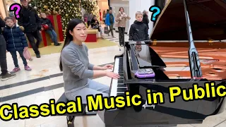 Guess The Song! Playing Classical Music In Public by YUKI PIANO #streetpiano