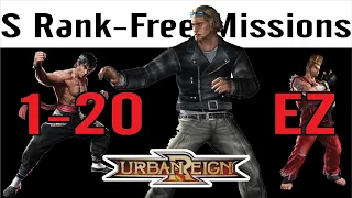 Urban Reign - Free Missions 1 - 20 ALEX IS THE BEST [S Rank] (#1)