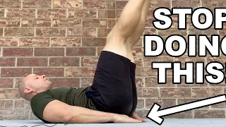 The Leg Raise Mistake That's Hurting Your Back