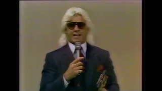 Ric Flair Promo on Kerry Von Erich Chirstmas starwars Fort Worth TV 12/09-84 WCCW