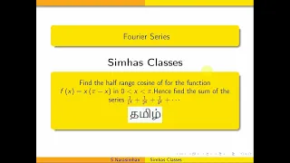 Find the half range cosine of f(x)= x(pi-x) in (0,pi). Hence find series 1 by1^4+1by2^4+1by 3^4+...